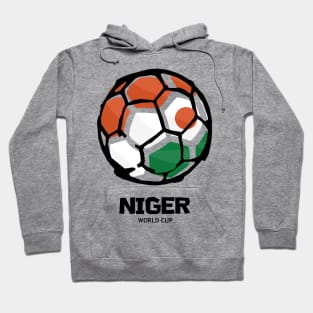 Niger Football Country Flag Hoodie